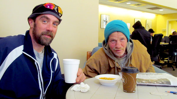 Food and warmth at Catholic Charities’ Susan Zubik Welcome Center in downtown Pittsburgh. Credit: Catholic Charities