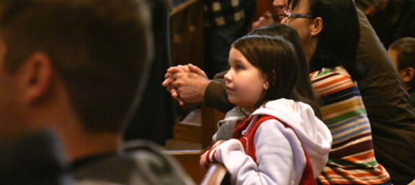 Family at Prince of Peace Parish (credit: New Perspective Communications)