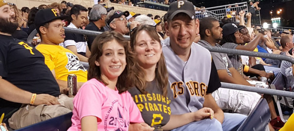 Families from Greene County parishes traveled to PNC Park on July 20 to take part in Faith Night activities. (credit: Greene County parishes)